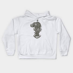 Elephant and Sapling Kids Hoodie